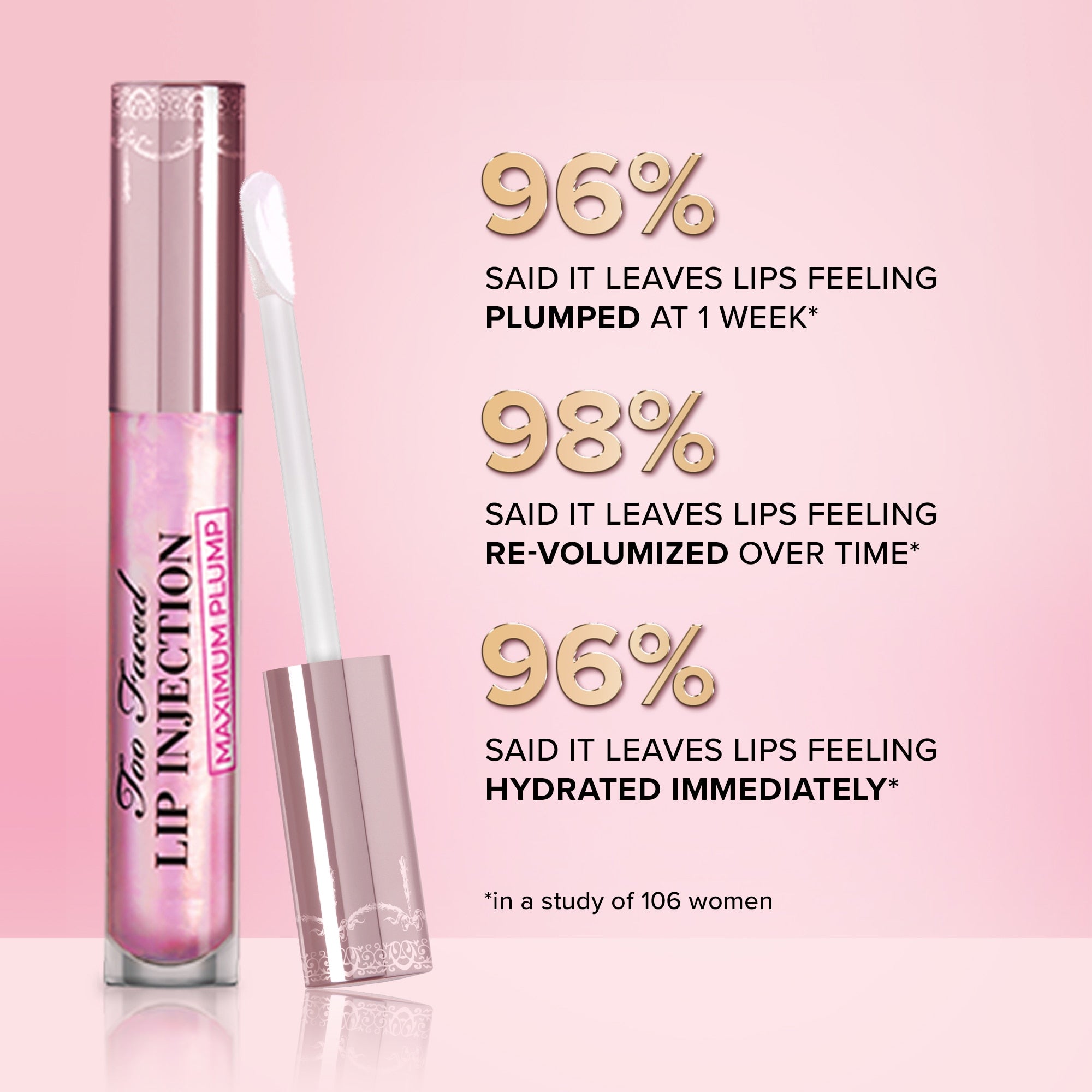 Too Faced Lip Injection Maximum Plump Extra Strength Lip Plumper Gloss - 4g