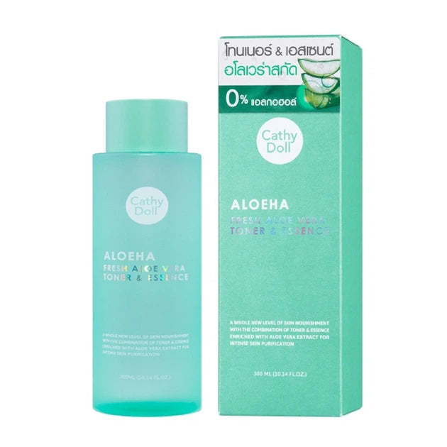 Cathy Doll Aloe Ha Fresh Aloe Vera Toner & Essence (300 ml)