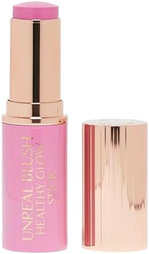 Charlotte Tilbury Unreal Lip + Cheek Glow Blush Stick in the shade "Pretty Glow"