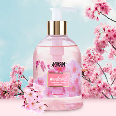 Nykaa Wanderlust Japanese Cherry Blossom Hand Wash (300ml).
