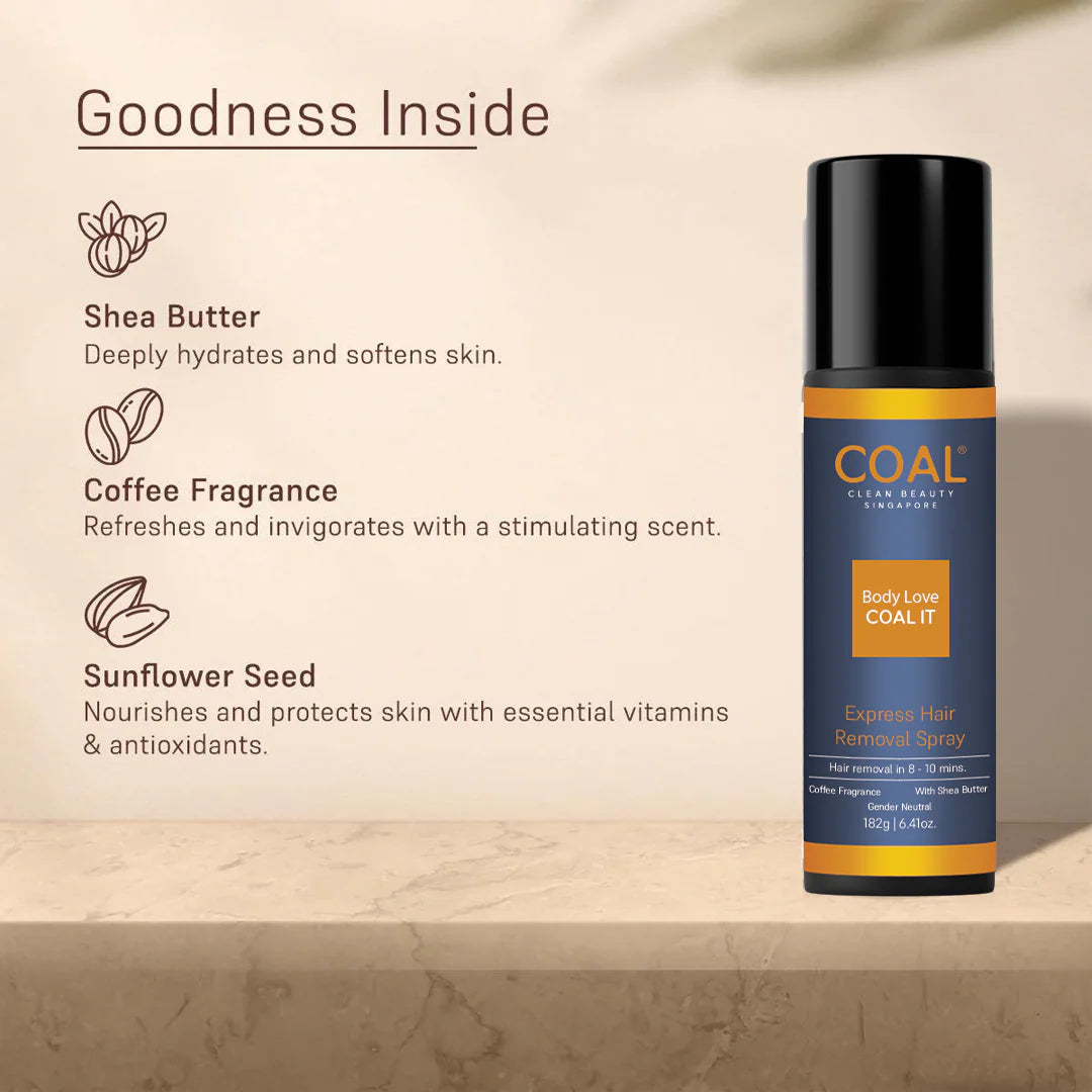 COAL EXPRESS HAIR REMOVAL SPRAY 182G