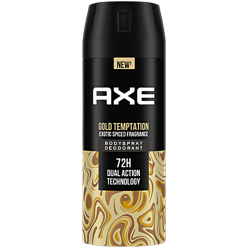 Axe Gold Temptation Long Lasting Deodorant Body Spray for Men (150 ml bottle)