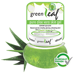 Green Leaf Pure Aloe Vera Skin Gel - With Natural Actives, For Healthy & Glowing Skin, 120 g