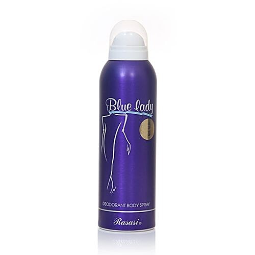 Rasasi Deodorant Body Spray for Women - Blue Lady, 200 ml