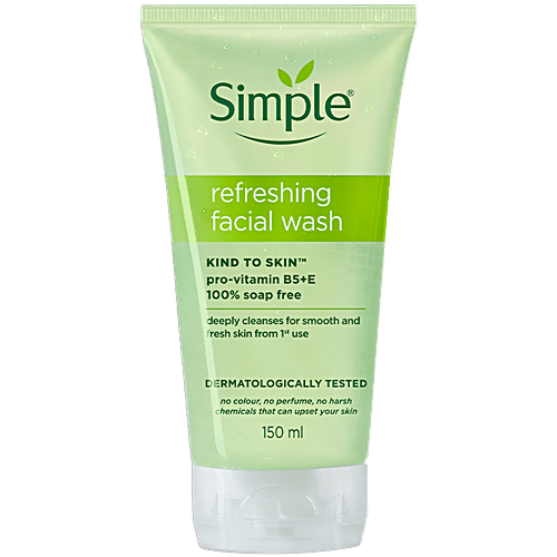 Simple Kind to Skin Refreshing Facial Wash (150 ml).