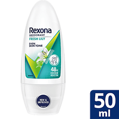Rexona Fresh Lily Even Skin Tone Deodorant Roll-On for Women (50 ml)