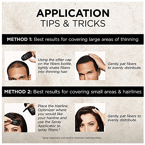 Toppik Hair Building Fibres - Instantly Full Hair, Black, 55 g