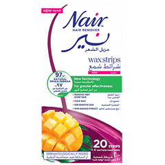 Nair Hair Remover Wax Strips - Mango Extract (20 Pieces)