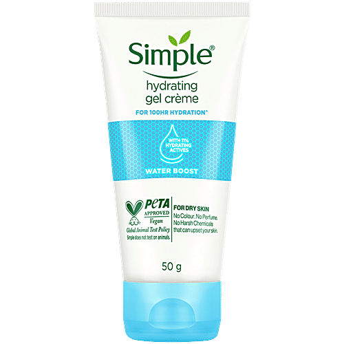 Simple Water Boost Hydrating Gel Creme For Dry Skin,