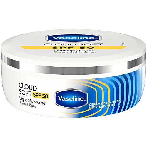 Vaseline Cloud Soft SPF 50 Light Moisturiser (100ml)