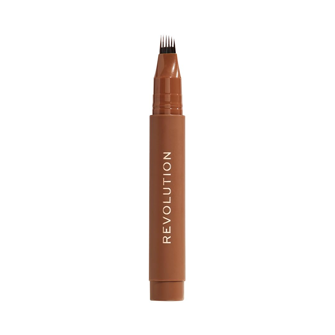 Makeup Revolution Instant Brow Hair Pen in the shade Warm Brown (1.8 ml)