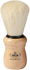 Omega 10005 Beech Wood Handle Boar Shaving Brush