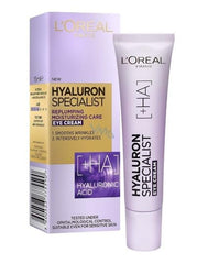 L'Oreal Paris Hyaluron Expert Replumping Moisturising Eye Cream (15ml).