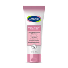 Cetaphil Bright Healthy Radiance Gentle Renewing Cleanser|100G|Gentlebright Technology With Vitamin E-Releasing Jojoba Beads|3In1: Brightening,Gentle Exfoliation And Anti-Pollution|Fragrance Free