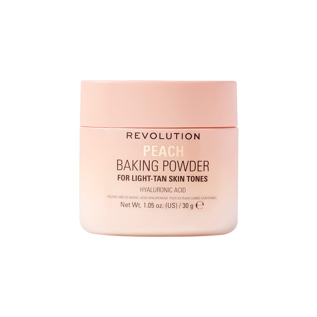 Makeup Revolution Loose Baking Powder "Peach" (32g)