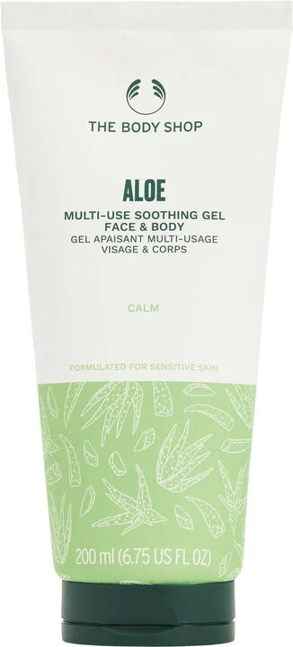 THE BODY SHOP ALOE MULTI UE SOOTHING GEL FACE & BODY CALM 200ML