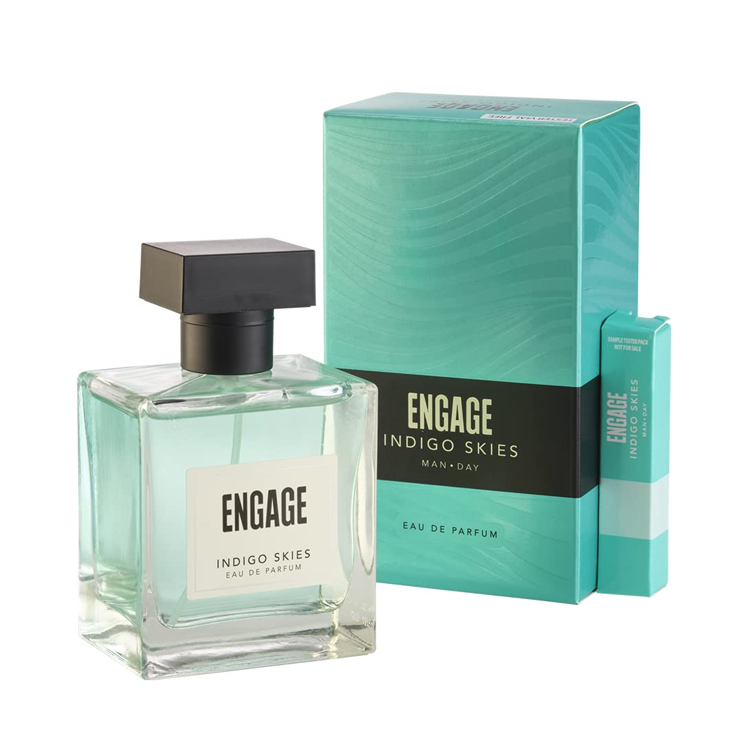 Engage Indigo Skies Eau De Parfum For Men - 100mL
