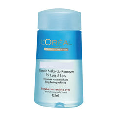 L'Oreal Paris Dermo Expertise Gentle Lip and Eye Makeup Remover (125 ml).