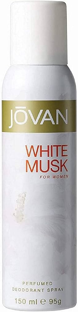 Jovan White Musk Deodorant Body Spray for Women (150 ml)