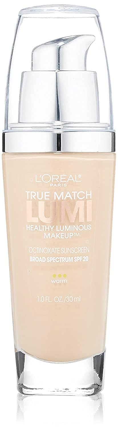 L'Oreal Paris True Match Lumi Healthy Luminous Makeup in the shade W1-2 Porcelain / Light Ivory (30ml)
