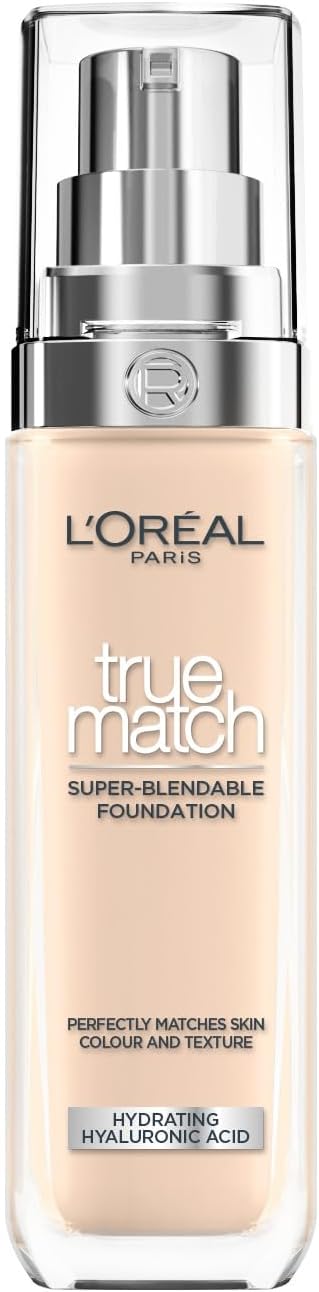 L'Oreal Paris True Match Super Blendable Liquid Foundation "1.R / 1.C Rose Ivory' - 30ml
