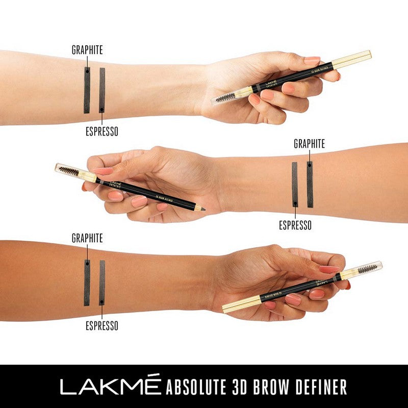 Lakme Absolute 3D Eye Brow Definer Graphite - 1.19gm