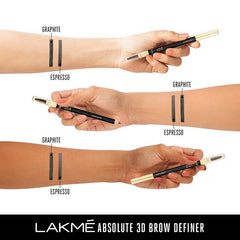 Lakme Absolute 3D Eye Brow Definer Espresso - 1.19gm