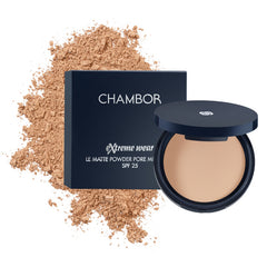 CHAMBOR  Chambor Extreme Wear Le Matte Compact SPF25 102 Medium Ivory - 9g