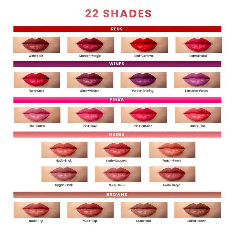 lakme absolute 3d matte lipstick
