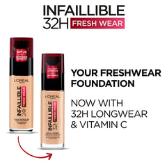 L'oreal Paris 24H Fresh Wear Infallible Foundation (140 Golden Beige)