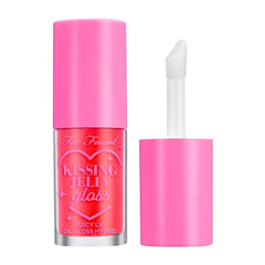 Too Faced Kissing Jelly Lip Oil Gloss in the shade Sour Watermelon (4.5ml).