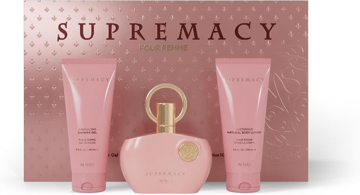 Afnan Supremacy Pink Gift Set for Women.