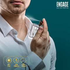 Engage Indigo Skies Eau De Parfum For Men - 100mL