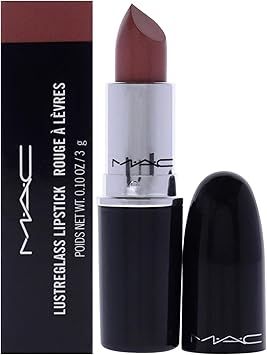MAC Lustreglass Lipstick - # 540 Thanks It’s M.a.c! (taupey Pink Nude With Silver Pearl) - 3g/0.1oz,