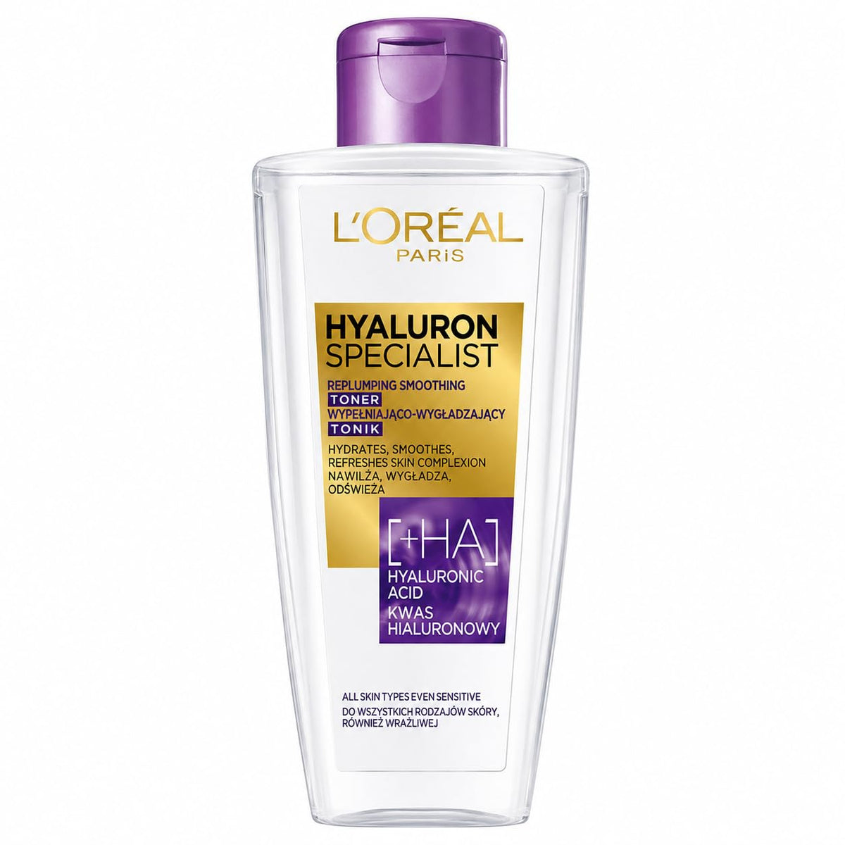 L'Oreal Paris Hyaluron Specialist Replumping Smoothing Toner (200ml).