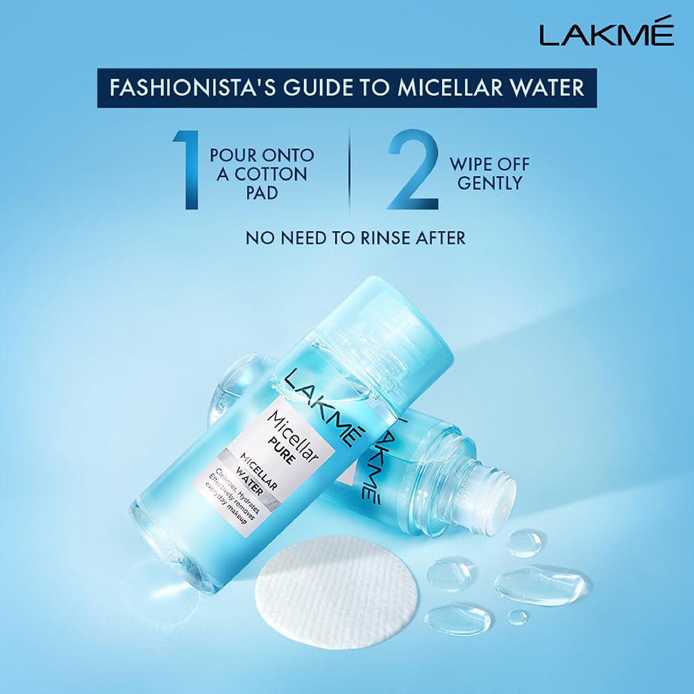 Lakme Micellar Water for Makeup Removal 