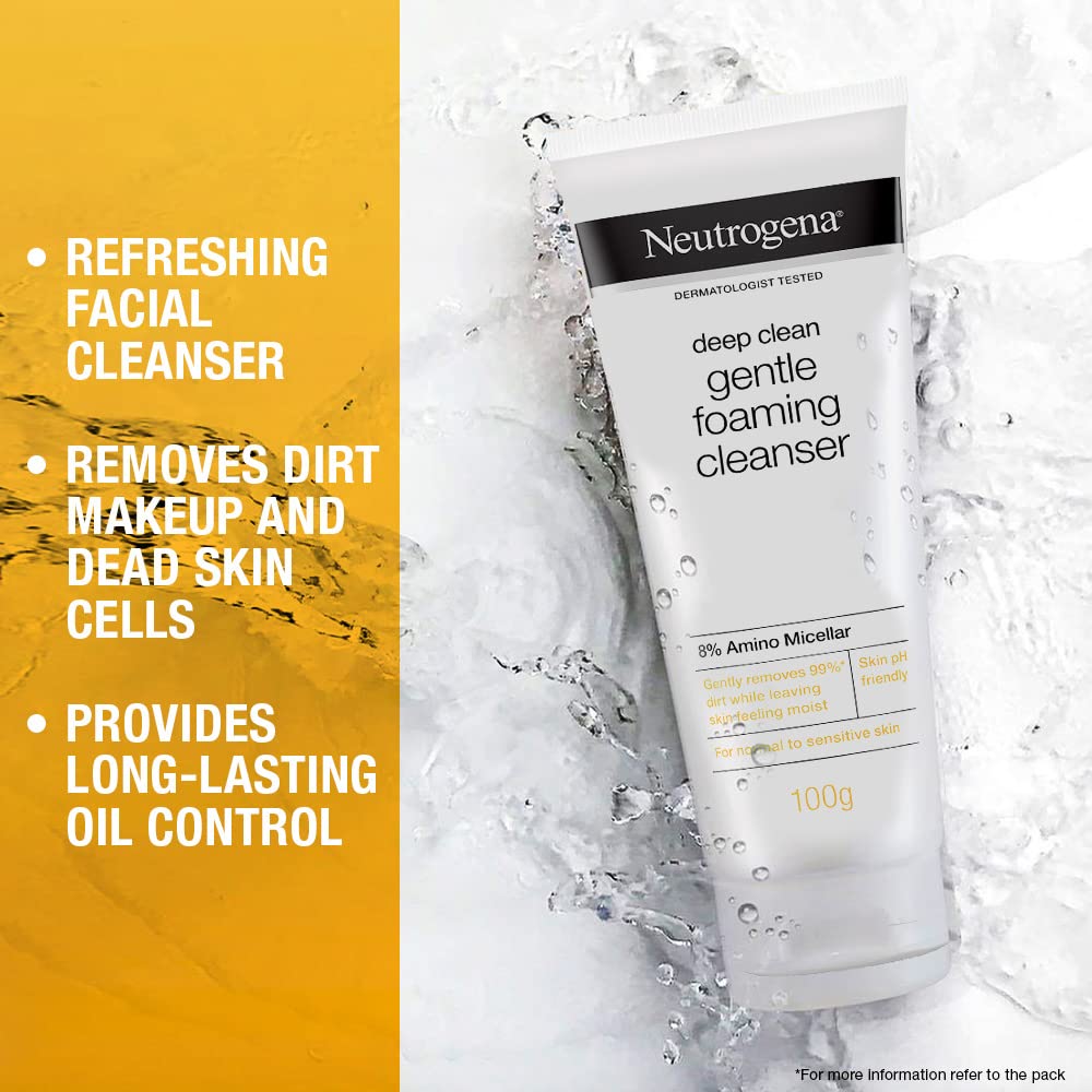 Neutrogena Deep Clean Gentle Foaming Cleanser 