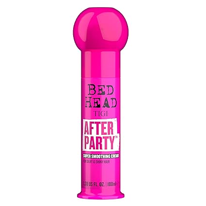 Bed Head by TIGI After Party Super Smoothing Cream – Anti Frizz hair styling product with humidity protection for frizzy, dull or coarse hair, 3.38 fl. oz.