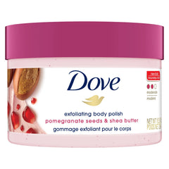 Dove Exfoliating Body Polish Pomegranate Seeds & Shea Butter Body Scrub (298g)
