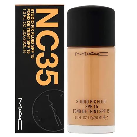 M·A·C Studio Fix Fluid SPF 15 24HR Matte Foundation – NC35 (30ml / 1 fl oz)