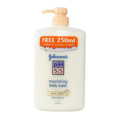 Johnson's pH 5.5 Nourishing Body Wash with Honey (1000 ml size)