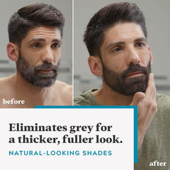 JUST FOR MEN MOUSTACHE & BEARD COLOR M45 DK BROWN