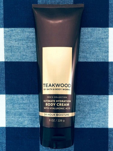 BATH & BODY WORKS TEAWOOD MEN BODY CREAM 226G