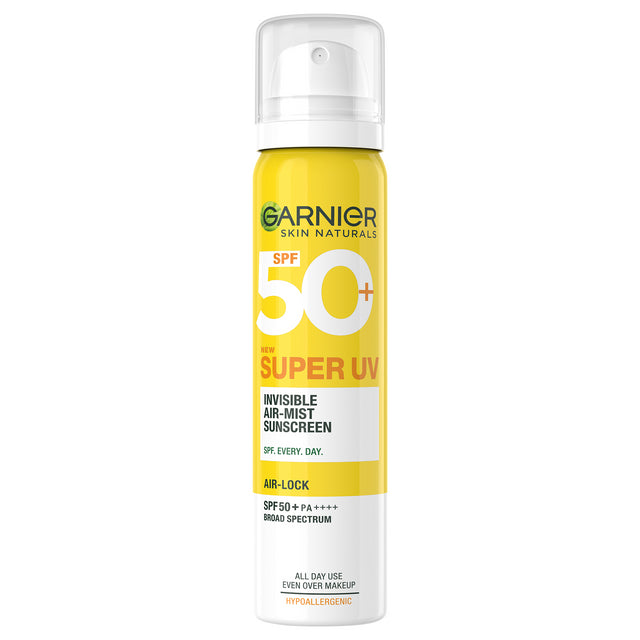 Garnier Skin Naturals Super UV Invisible Air-Mist Sunscreen SPF 50+ PA++++ (75 ml)
