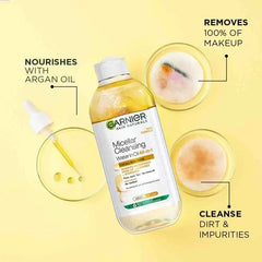 GARNIER MICELLAR OIL INFUSED CLEANSING WATER 400ML - Kunchals