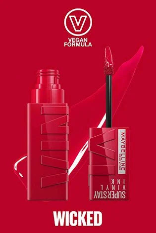 MAYBELLINE SUPERSTAY VINYL INK LIQUID LIPSTICK 4.2ML  50 WICKED