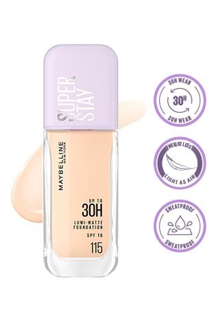 MAYBELLINE SUPER STAY UPTO 30H LUMI-MATTE FOUNDATION  SPF 16 35ML 115