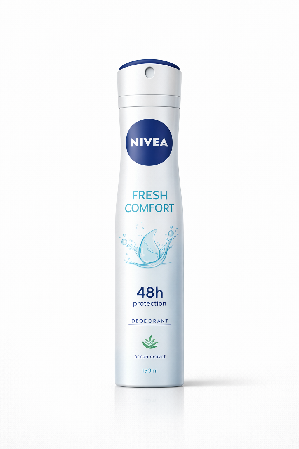 NIVEA FRESH COMFORT 48H PROTETION DEODORANT 150ML - Kunchals