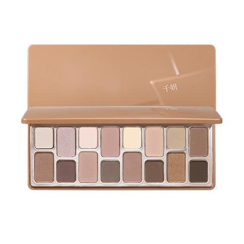 cheeryep (QIANYAN) 16-Color Natural Star Eye Shadow Palette - # 17 "Nude Heart"