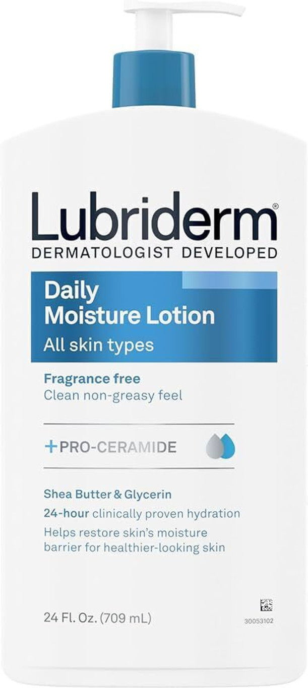 Lubriderm Daily Moisture Lotion All Skin Types +Pro-Ceramide (709 ml)